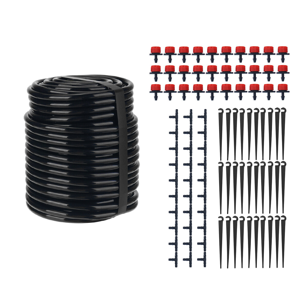 15/25m Adjustable Water Flow Irrigation Drippers Nozzle Barb
