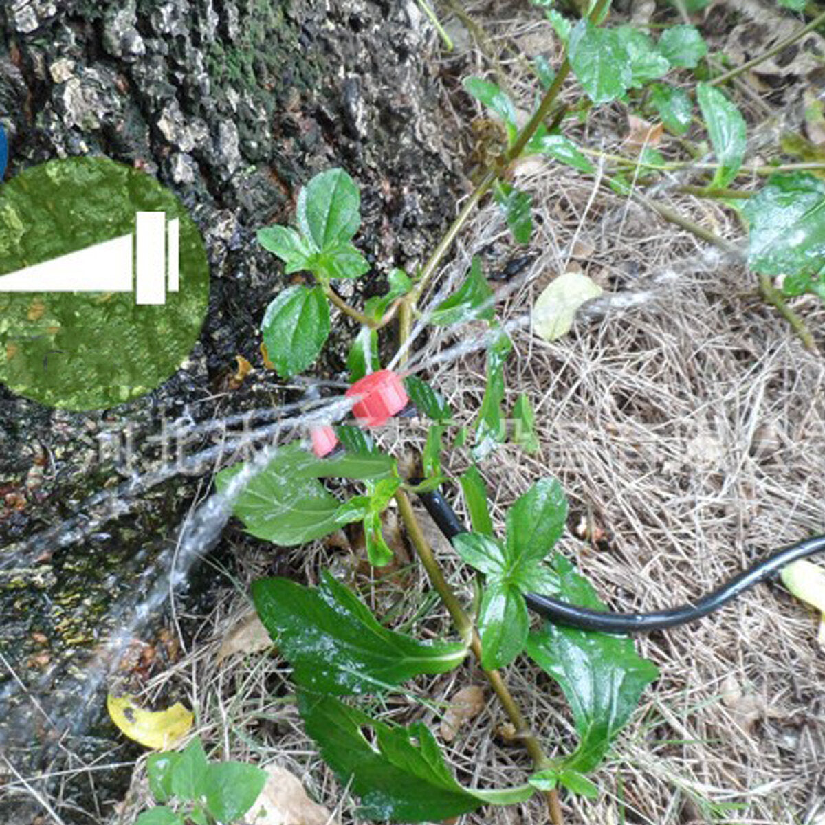 15/25m Adjustable Water Flow Irrigation Drippers Nozzle Barb