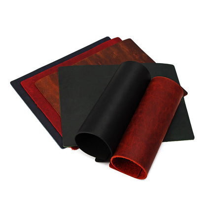 175*225mm Vintage 1.8-2mm Thick Hide Cowhide Leather For