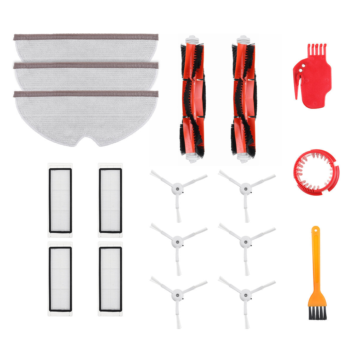 18/30pcs Replacements For Roborock S4 S5 S6 E4 E20 E25 E35