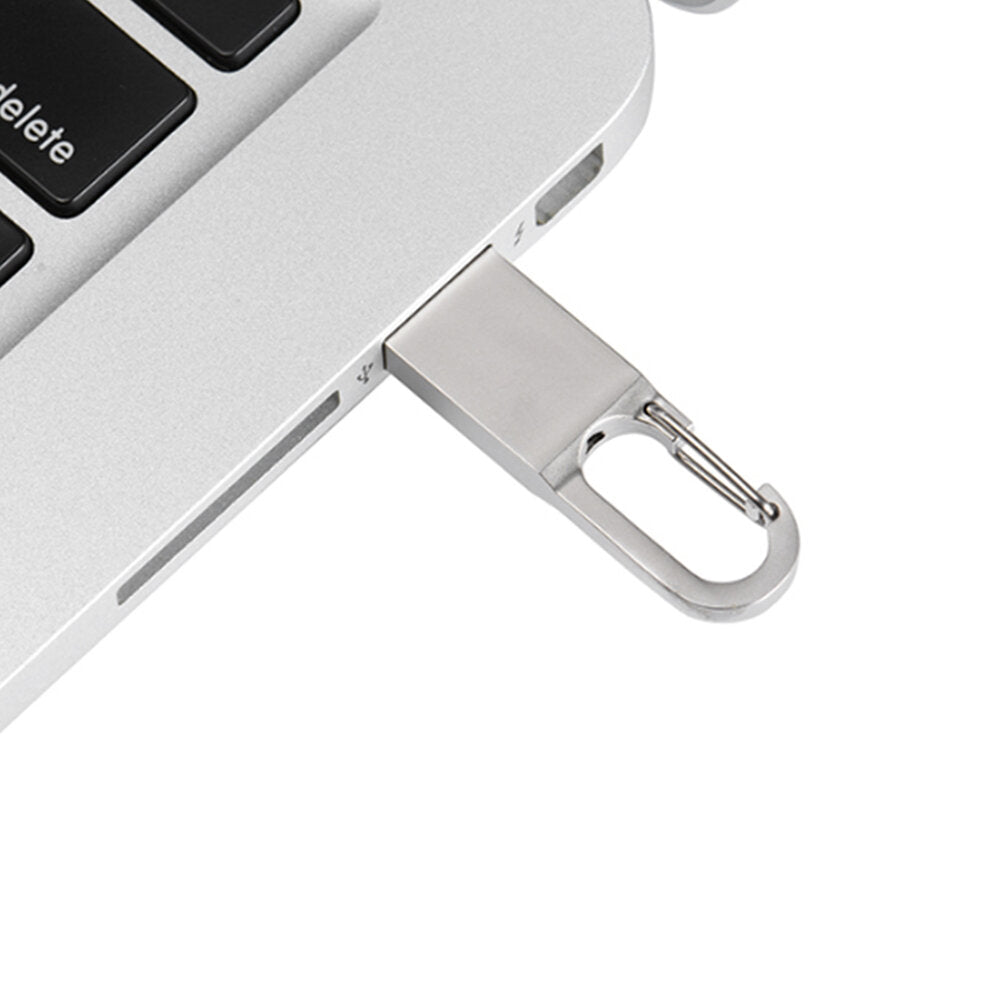 64GB Key Ring USB Flash Drive USB2.0 Memory Disk Pendriave 8G 16G 32G High Speed Metal Portable U Disk Thumb Drive