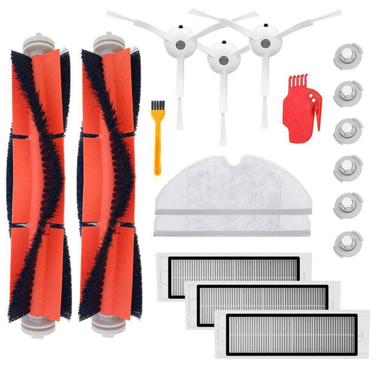 18pcs Main Brush Hepa Filter Side Brushes Replacement For