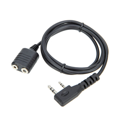 1m k Type 2 Pin Speaker Mic Headset Earpiece Extension Cord