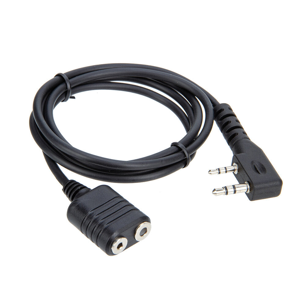 1m k Type 2 Pin Speaker Mic Headset Earpiece Extension Cord