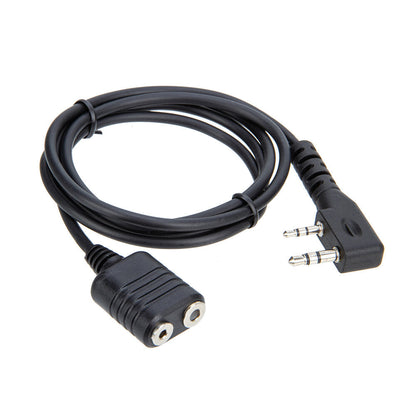 1m k Type 2 Pin Speaker Mic Headset Earpiece Extension Cord