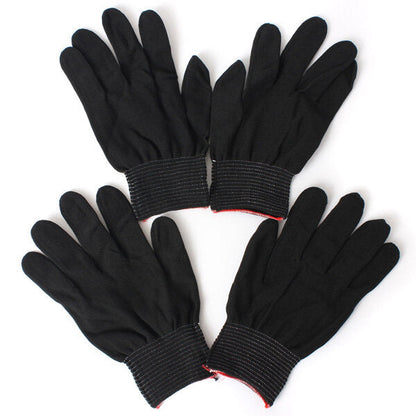 2 Pairs Anti Static Nylon Work Glove Grip Durable Knit