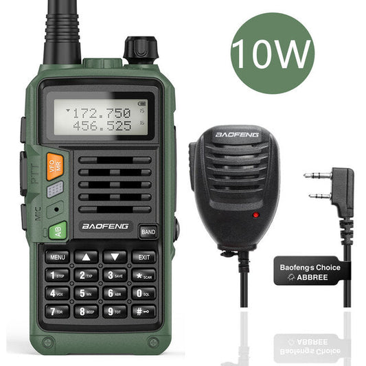 2022 Baofeng Uv-s9 Plus Walkie Talkie Green Yellow Tri-band