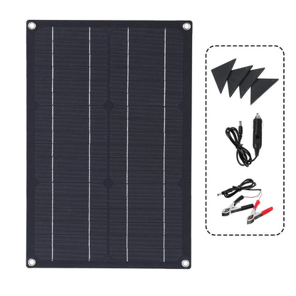 20w Etfe Solar Panel Field Vehicles Emergency Charger With 4