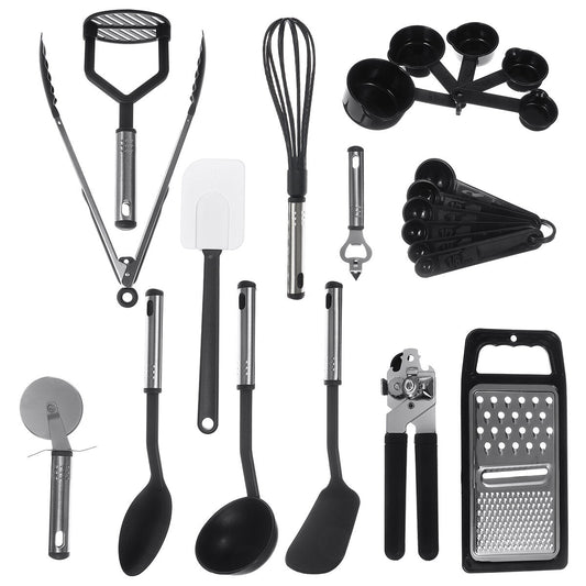 29pcs Kitchen Cookware Baking Utensils Stainless Steel Home