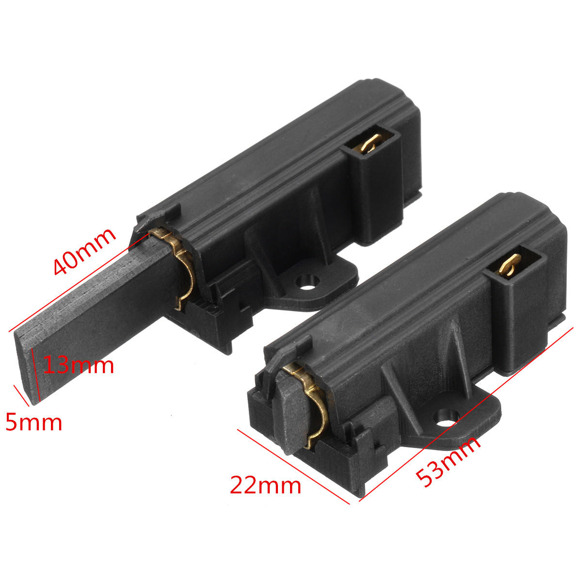 2pcs Washing Machine Sole Motor Carbon Brushes For Zanussi