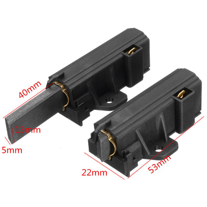 2pcs Washing Machine Sole Motor Carbon Brushes For Zanussi