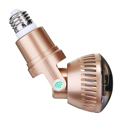 3.6mm Wireless Mirror Bulb Security Camera Dvr Wifi Led