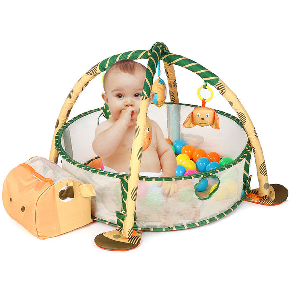 3-in-1 Marine Ball Pool Fence Baby Infant Play Mat Crawling