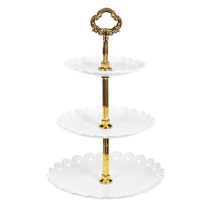 3 Tier Cupcake Stand Afternoon Tea Dessert Plate Party