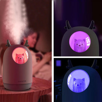 300ml Ultrasonic Air Humidifier Aroma Essential Oil Diffuser