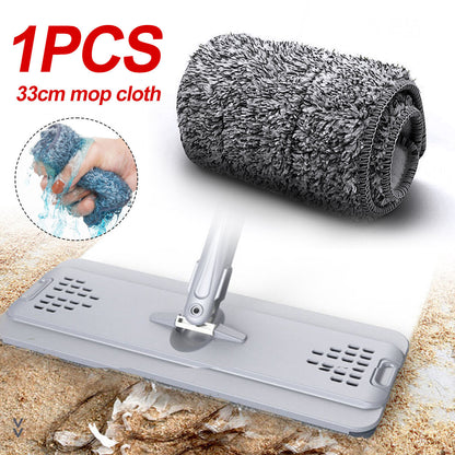33x12cm 1pcs Replacement Microfiber Mop Pad Washable For