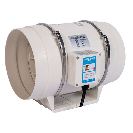 3/4/5 Inch Circular Duct Fan Diagonal Flow Booster Bathroom