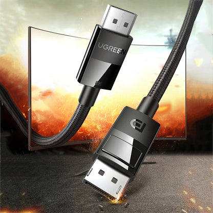 Ugreen DP114 Displayport Cable 8K/60Hz DisplayPort 1.4 Cable 32.4Gbps DP to DP Gaming HDPC Displayport Cable