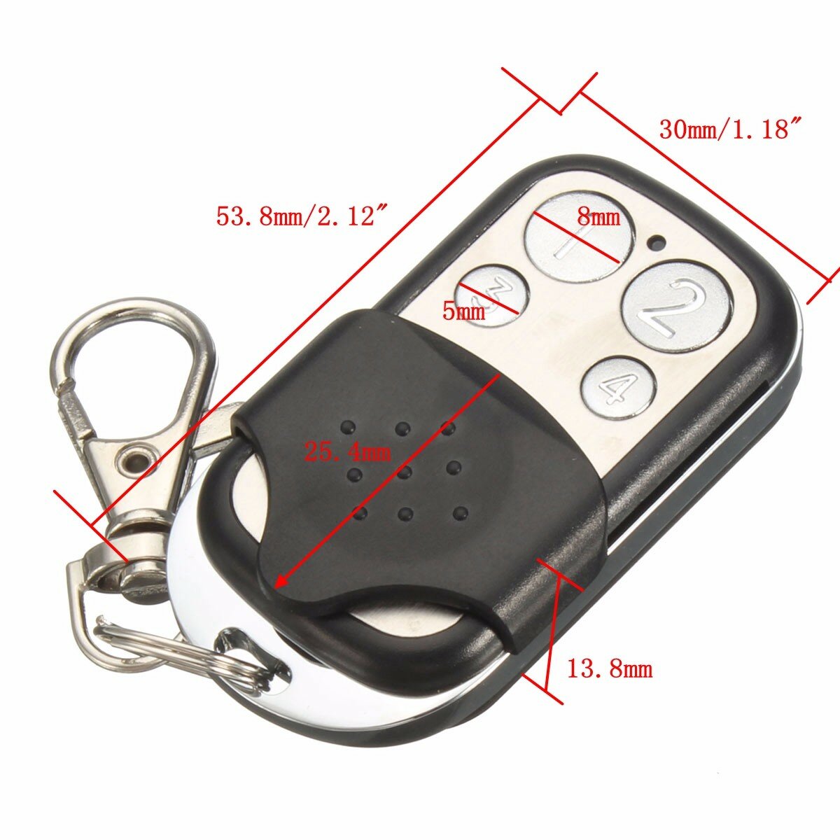 4 Button 433mhz Garage Gate Key Remote Control For Marantec