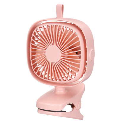 4 Speeds Usb Rechargeable Mini Cooling Fan Clip On Desk Baby
