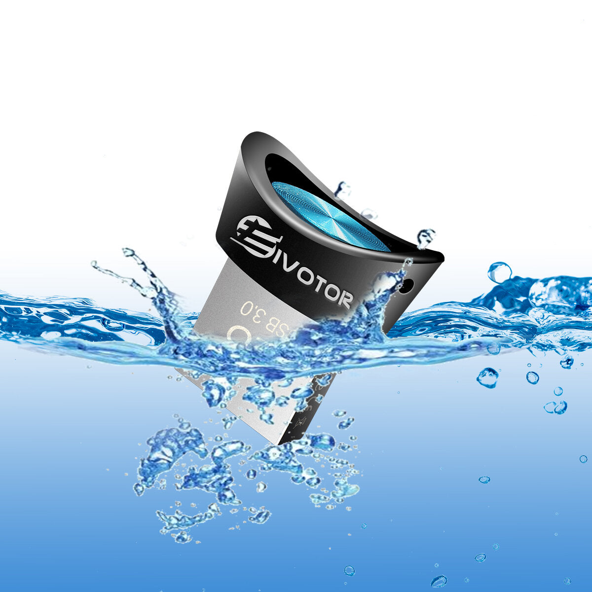 EIVOTOR USB3.0 Flash Drives Waterproof 64G Mini Lighting Pen Drive Memory U Disk