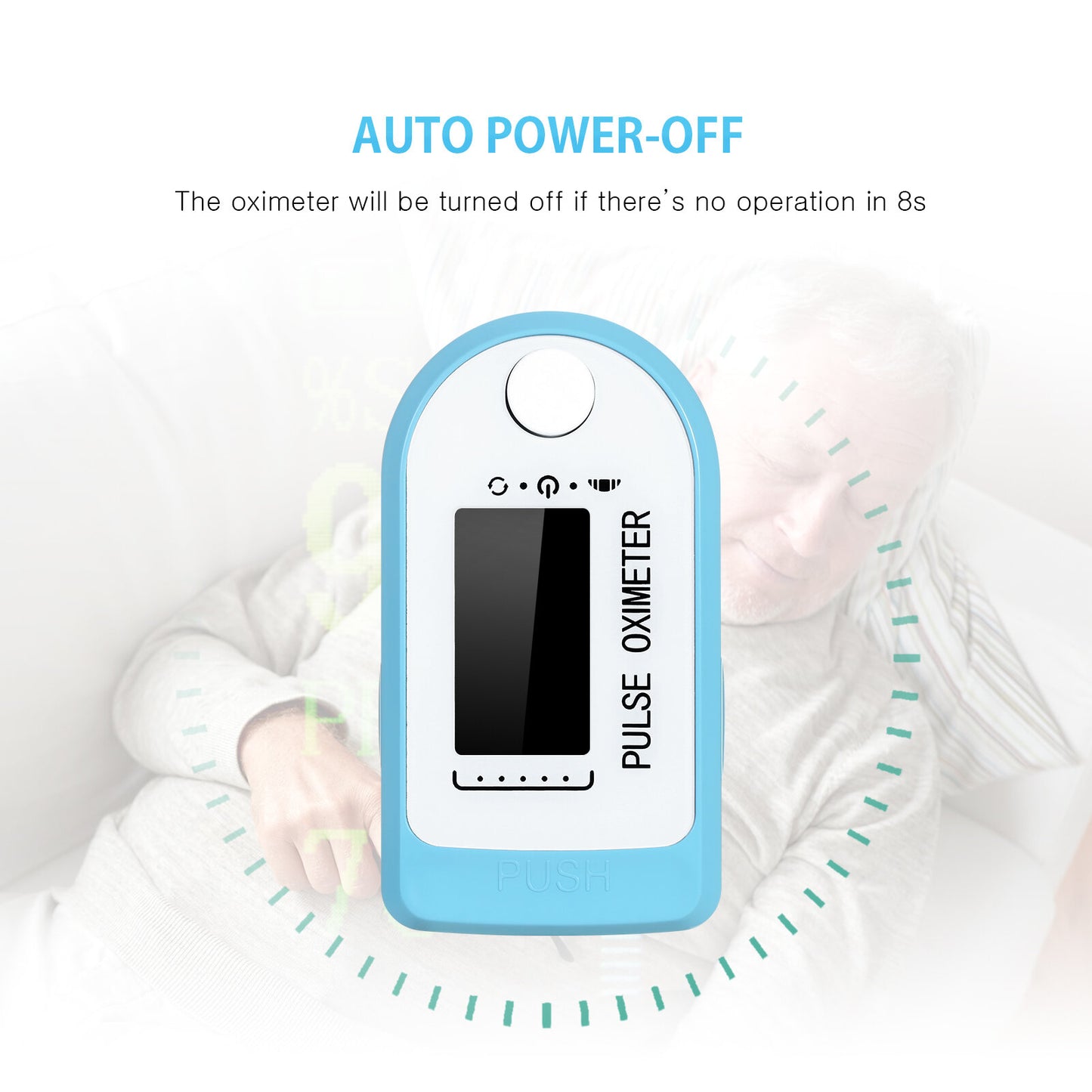 Bluetooth Fingertip Pulse Oximetro SpO2 PR PI Oximeter De Dedo Android IOS APP Blood Oxygen Saturation Heart Rate Detection Oximeter