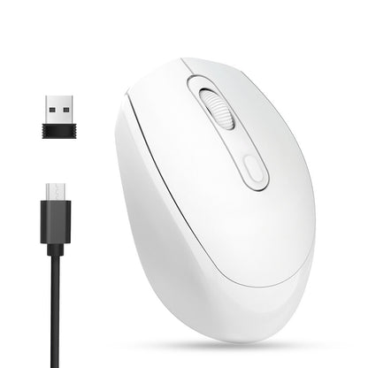 HXSJ M107 Mouse 2.4GHz Wireless 1600DPI Rechargeable Mice with USB Receiver for PC Laptop Computer