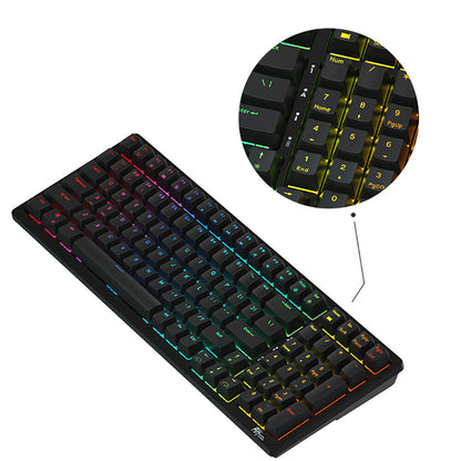 Royal Kludge RK98 Wireless Gaming Mechanical Keyboard With 98keys RGB Backlit Triple-Mode Bluetooth 2.4G Hot Swappable Switch