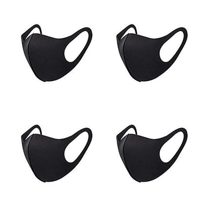 4pcs Fashion Protective Face Mask Anti Dust Washable