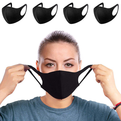4pcs Fashion Protective Face Mask Anti Dust Washable