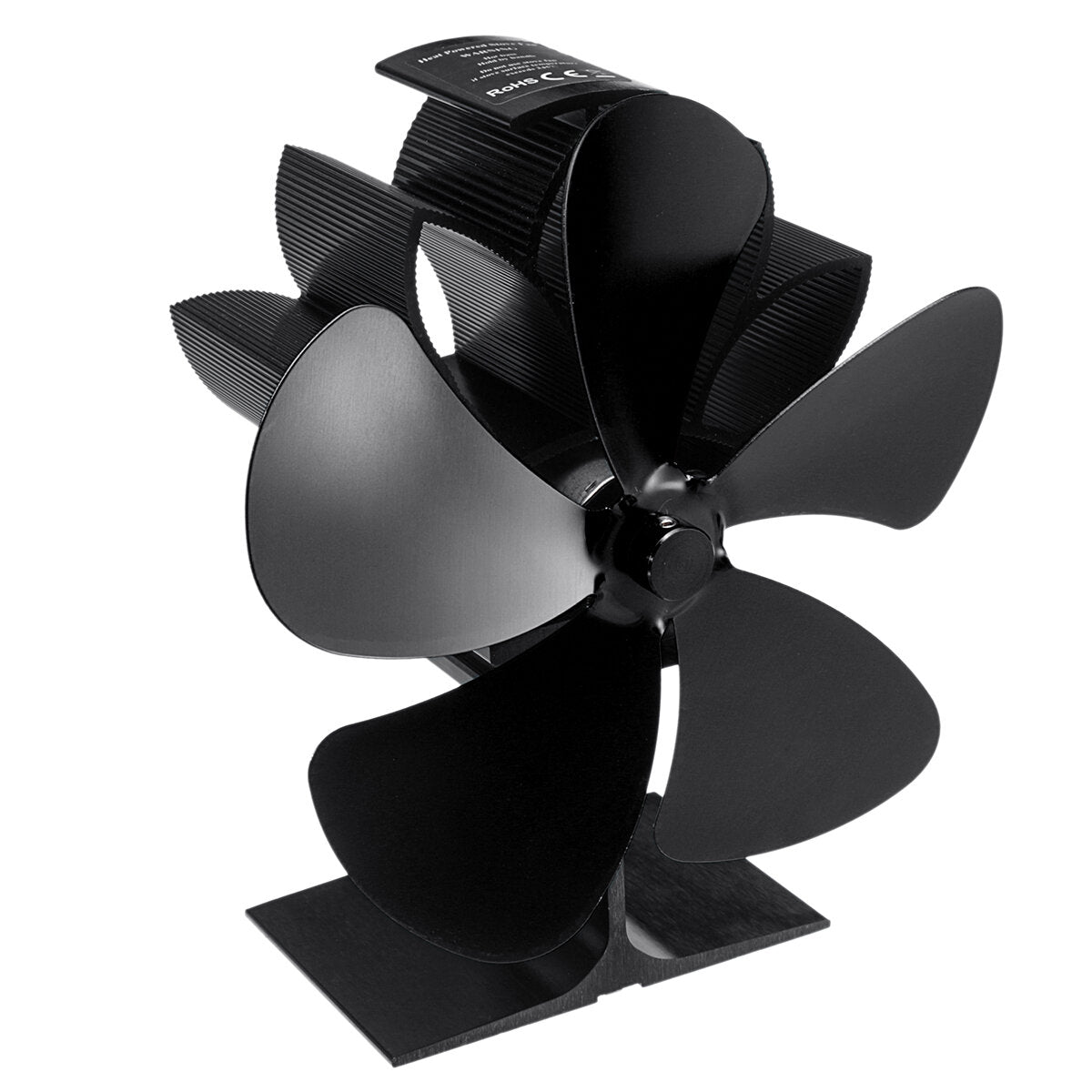 5 Blades Heating Stove Fan 1100rpm Quiet Heater Heat