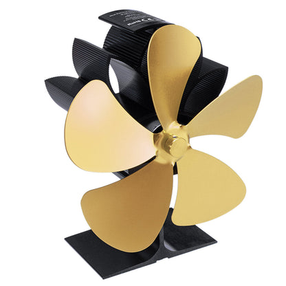 5 Blades Heating Stove Fan 1100rpm Quiet Heater Heat