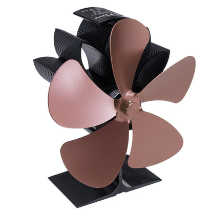 5 Blades Heating Stove Fan 1100rpm Quiet Heater Heat