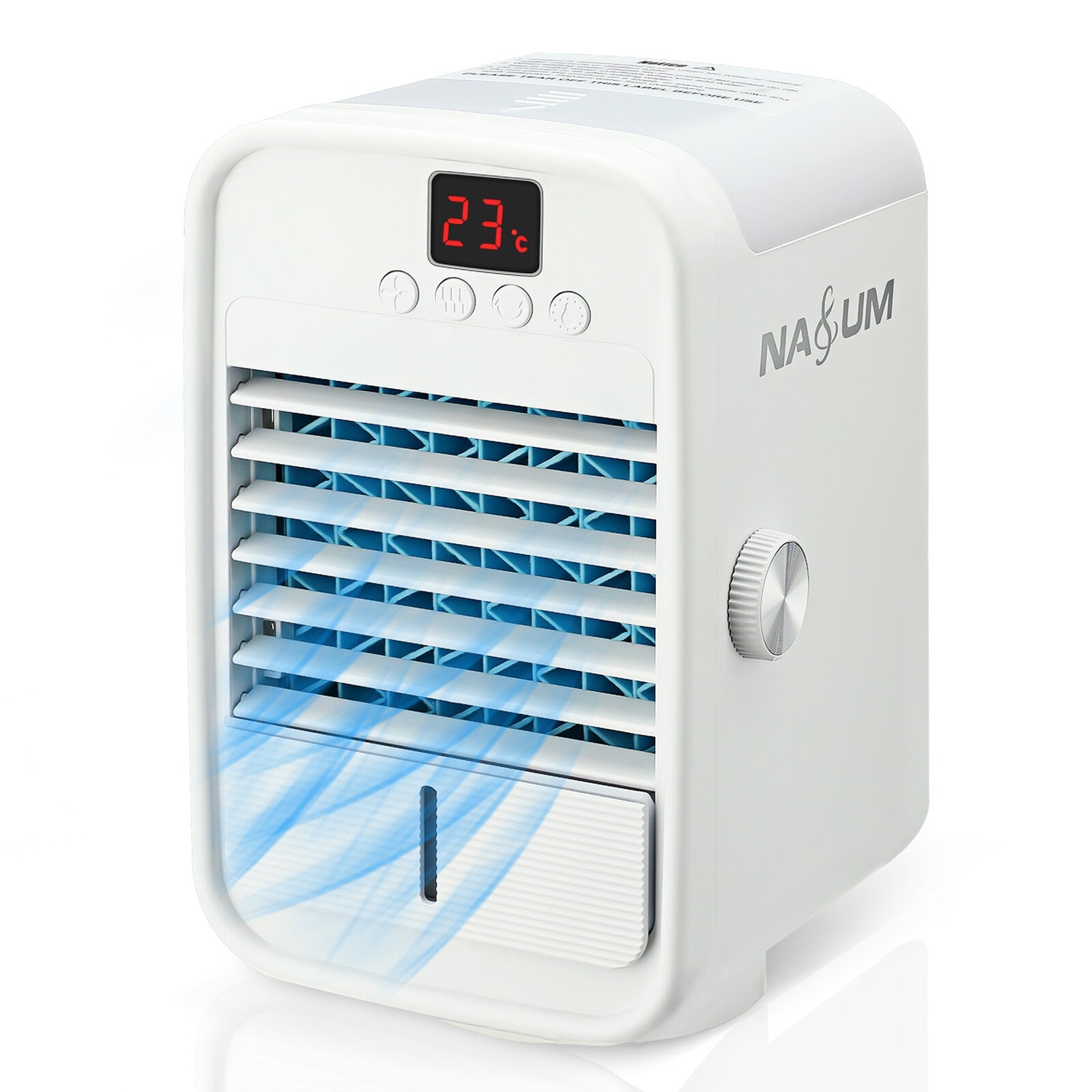 5-in-1 Mini Air Cooler 3 Wind Speed Adjustment 120 Wide