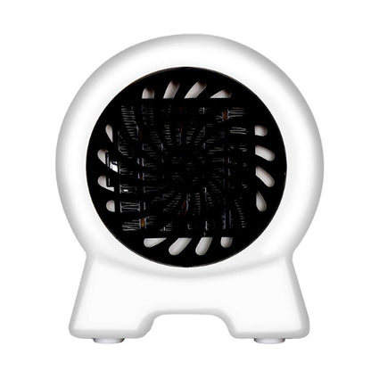500w Mini Space Fan Heater Portable Electric Wall-outlet