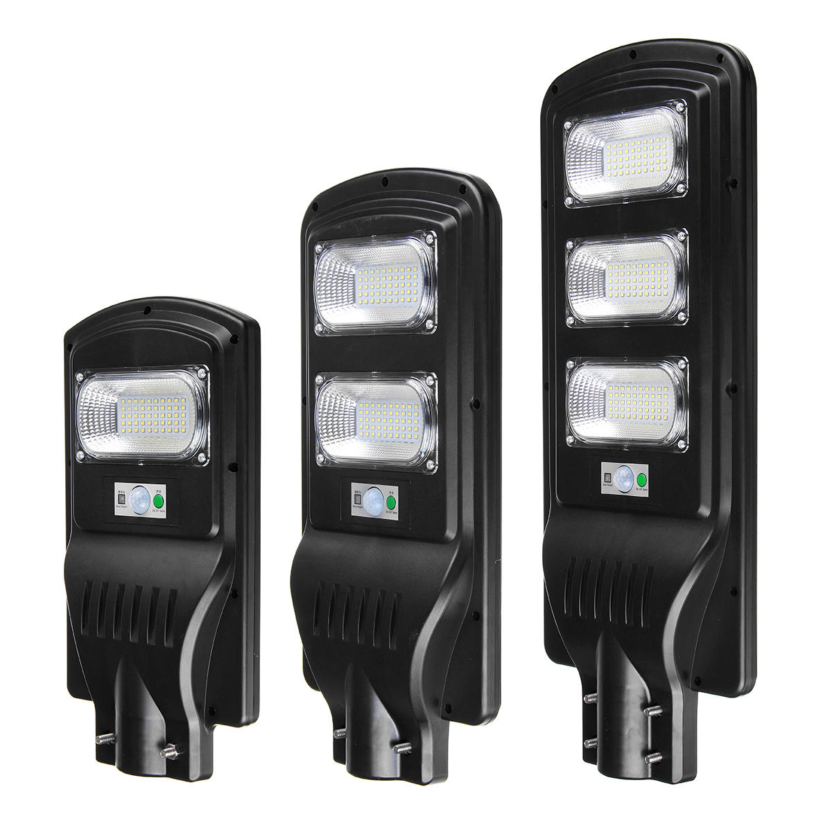 50/100/150led Solar Powered Light Wall Street Lamp Sensor