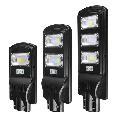 50/100/150led Solar Powered Light Wall Street Lamp Sensor