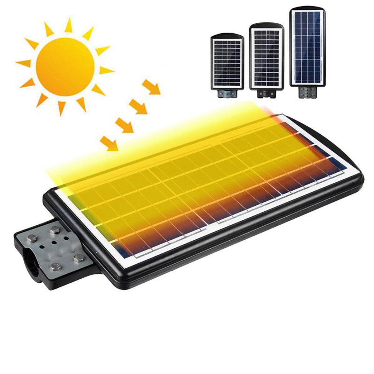 50/100/150led Solar Powered Light Wall Street Lamp Sensor
