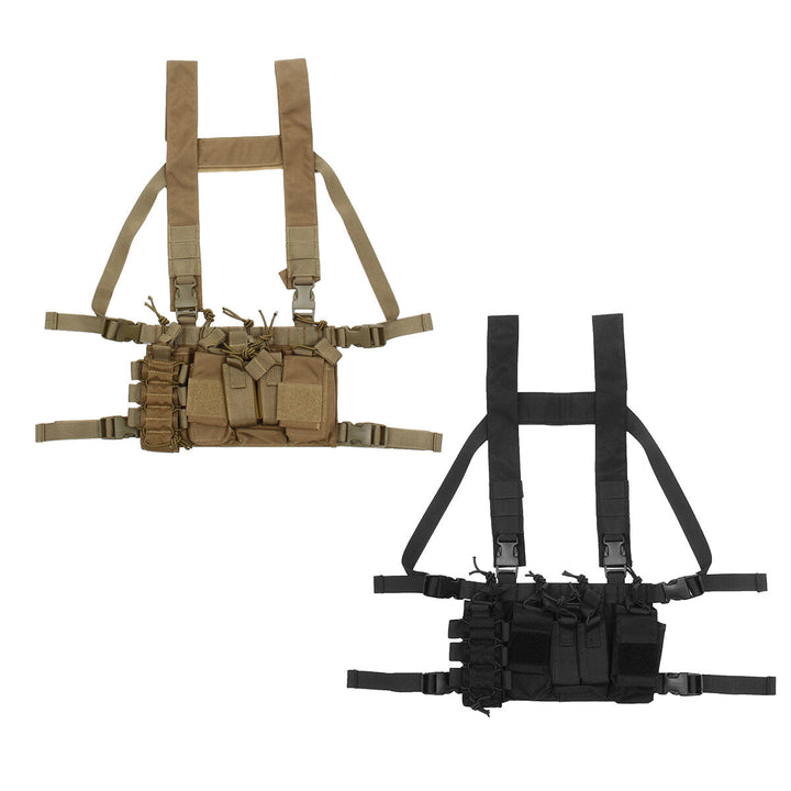 52x65cm Nylon Universal Chest Rig Hunting Vest With 223/308