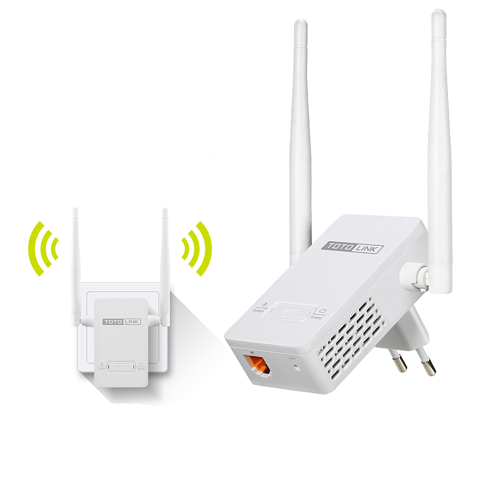 TOTOLINK 300Mbps WiFi Repeater Wireless N Range Extender WiFi Amplifier 2*4dBi AntennasWiFi Extension