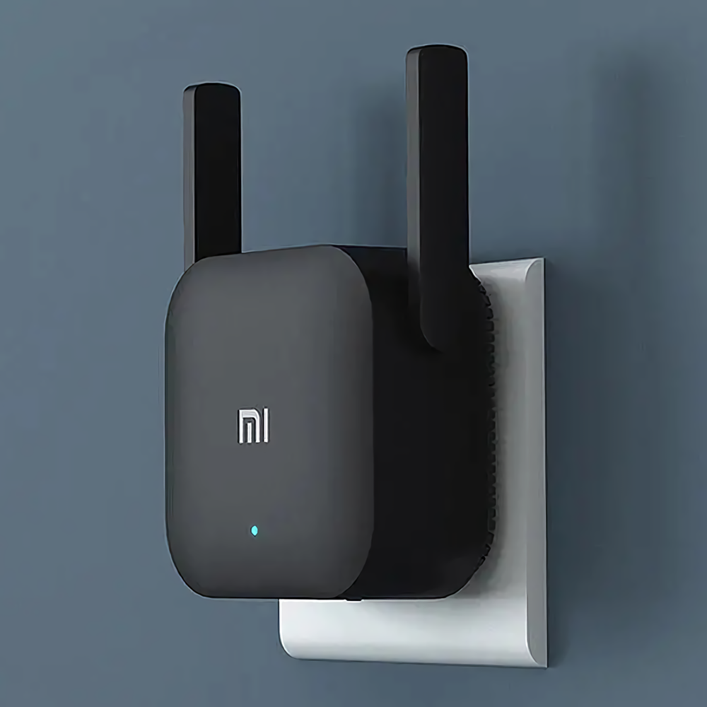 2Pcs [English Version] Xiaomi Pro 300M Wireless WiFi Repeater WiFi Extender Amplifer With EU Plug