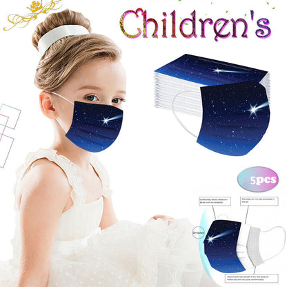 5pcs Children Kid Face Mask Anti-dust Filter Washable For
