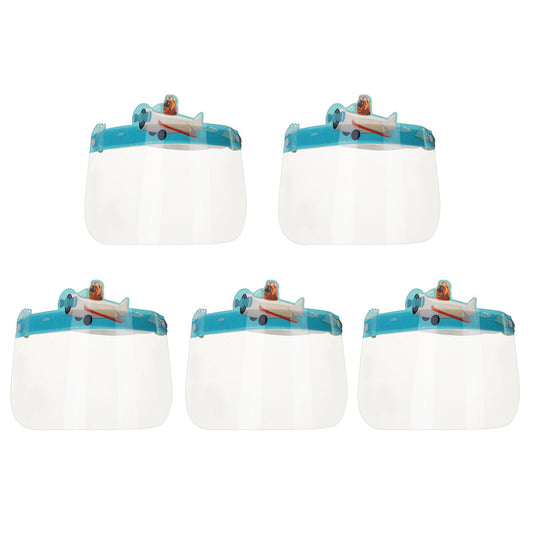 5pcs Kids Full Face Shield Mask Protective Visor Plastic