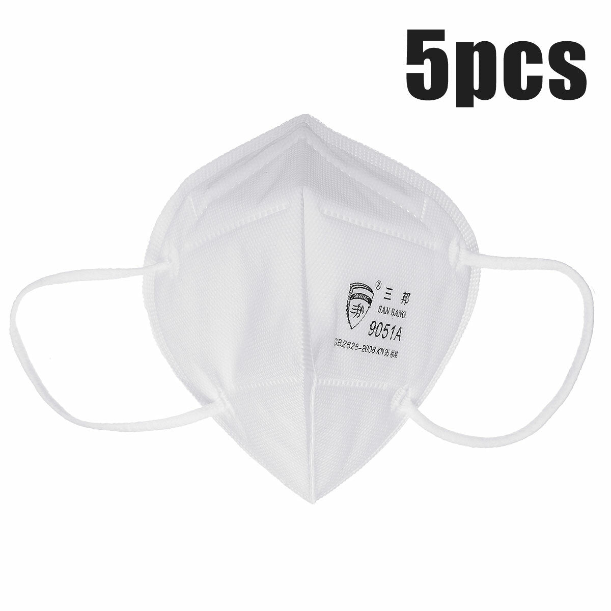 5pcs Mask 3d Protection Pm2.5 Kn95 Respirator For Anti