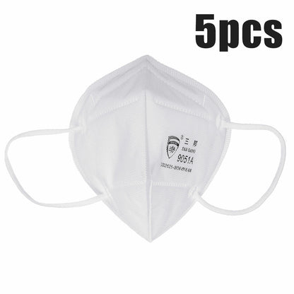 5pcs Mask 3d Protection Pm2.5 Kn95 Respirator For Anti