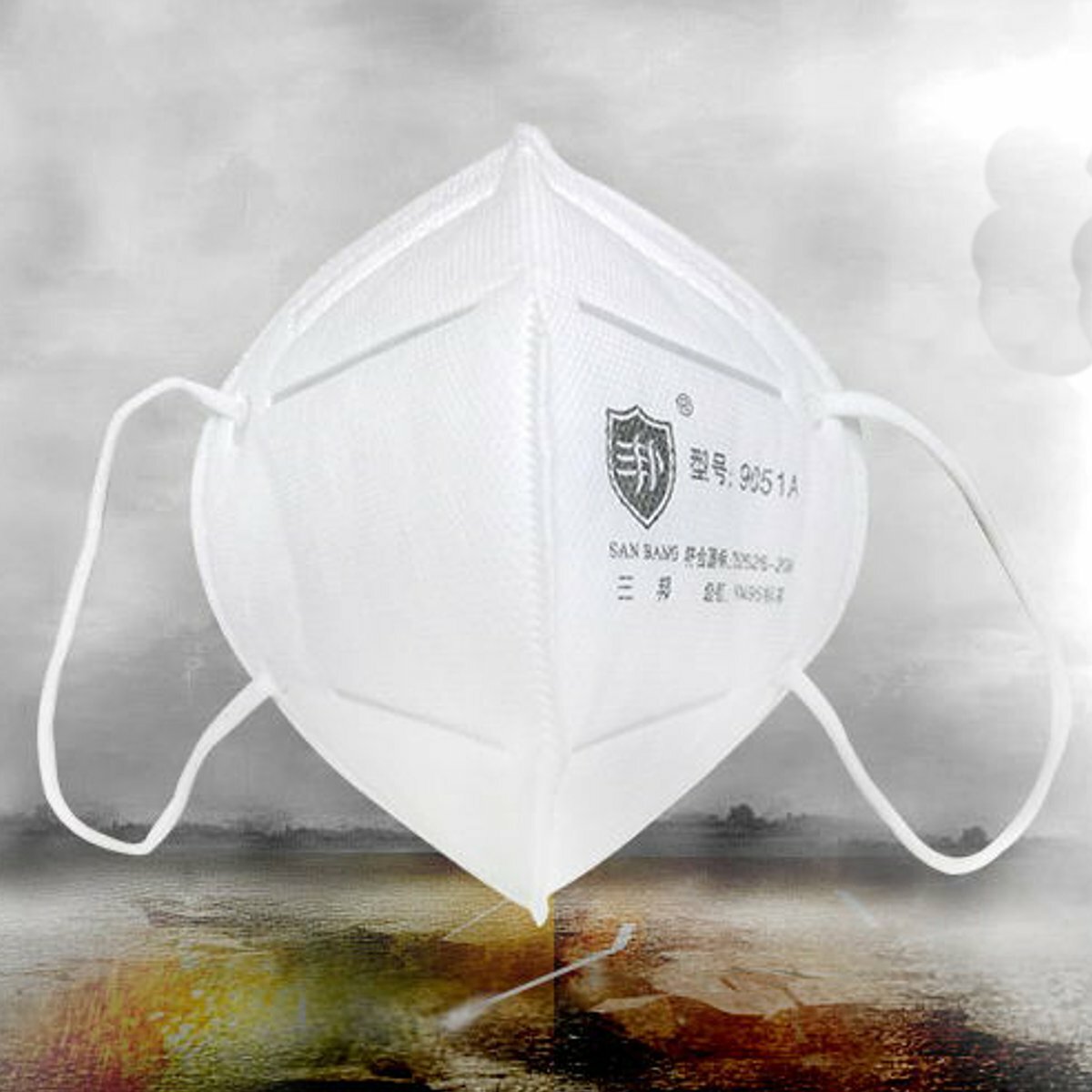 5pcs Mask 3d Protection Pm2.5 Kn95 Respirator For Anti