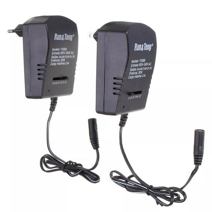 5pcs Us Plug Multi Voltage Power Adapter 2500ma 3v 4.5v 6v
