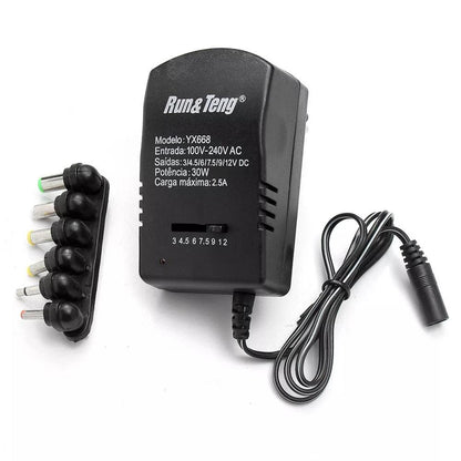 5pcs Us Plug Multi Voltage Power Adapter 2500ma 3v 4.5v 6v
