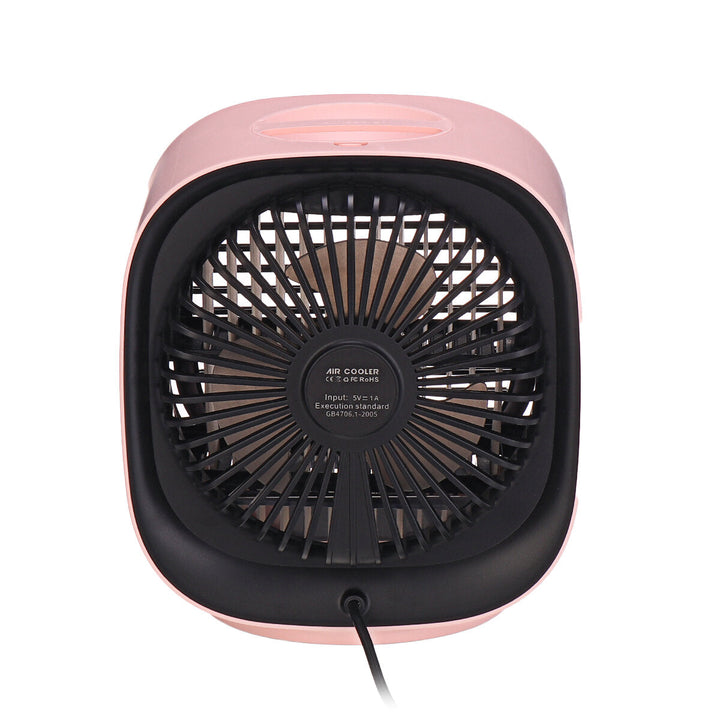 5v Desktop Air Cooler Conditioner Fan 300ml 3 Gears Personal