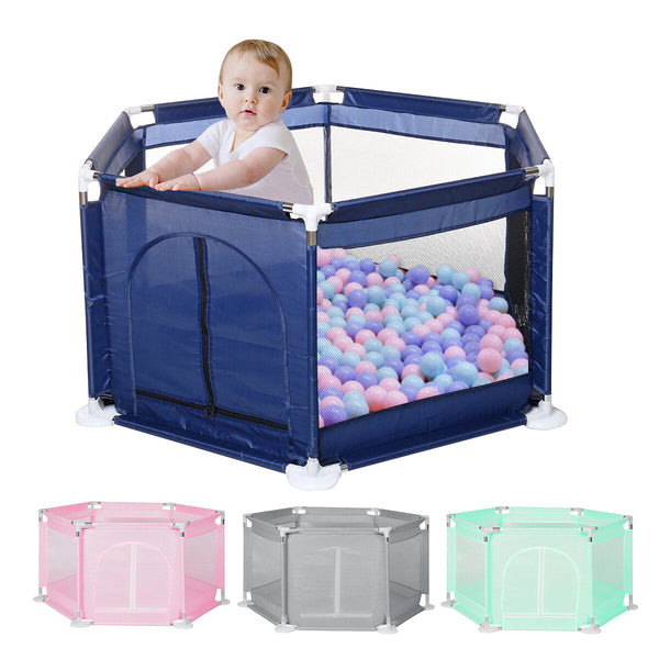 6 Sided Baby Playpen For Babies Playard Infants Toddler
